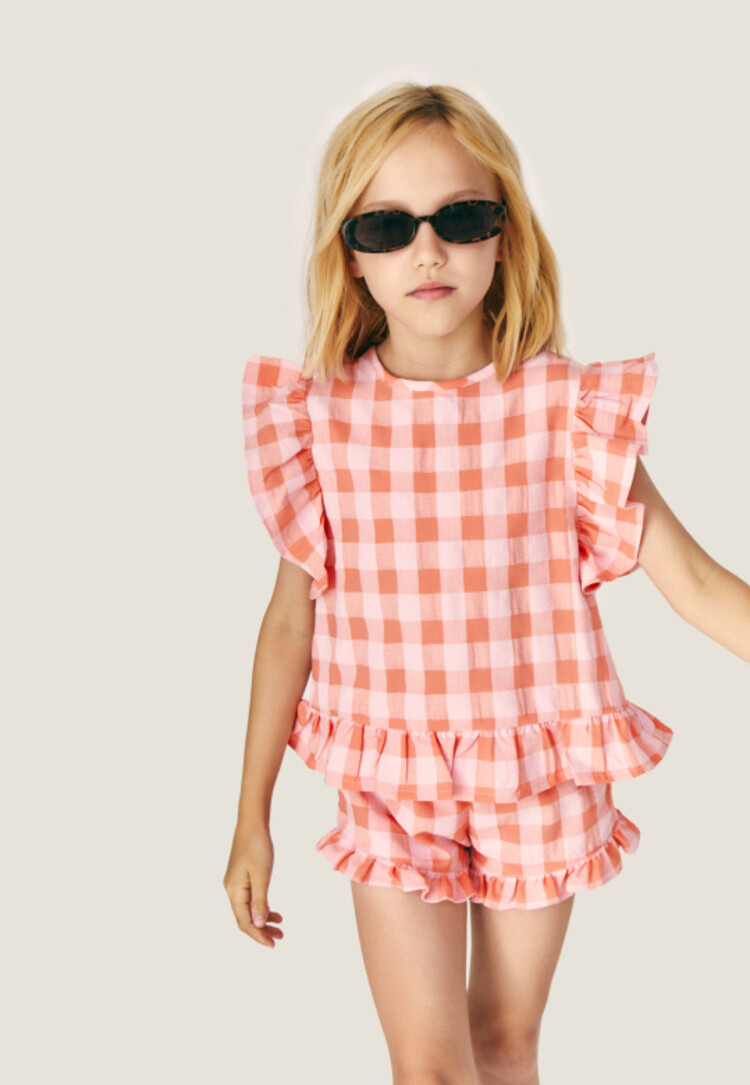 Mipounet Colette Short - Pink/Coral