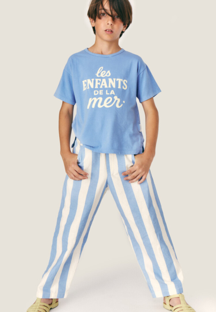 Mipounet Claude Pants - Ecru/Blue