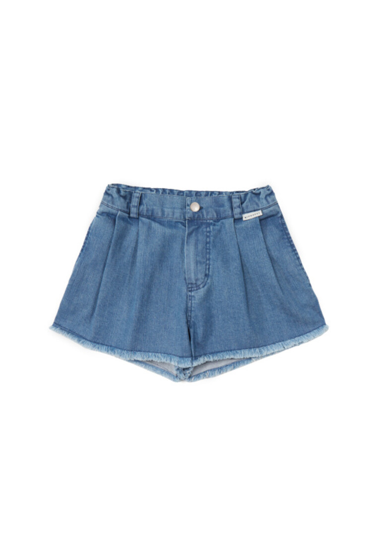 Mipounet Chloe Denim Short - Washed Blue