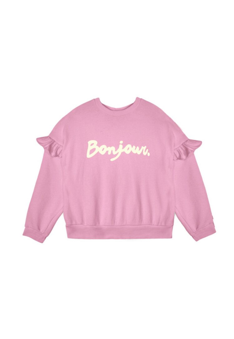 Mipounet Bonjour Sweatshirt - Orchid