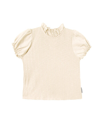 Mipounet Zoé Flammé T-shirt - Ecru