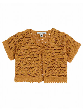 Emile et ida Cardigan Crochet - Tournesol