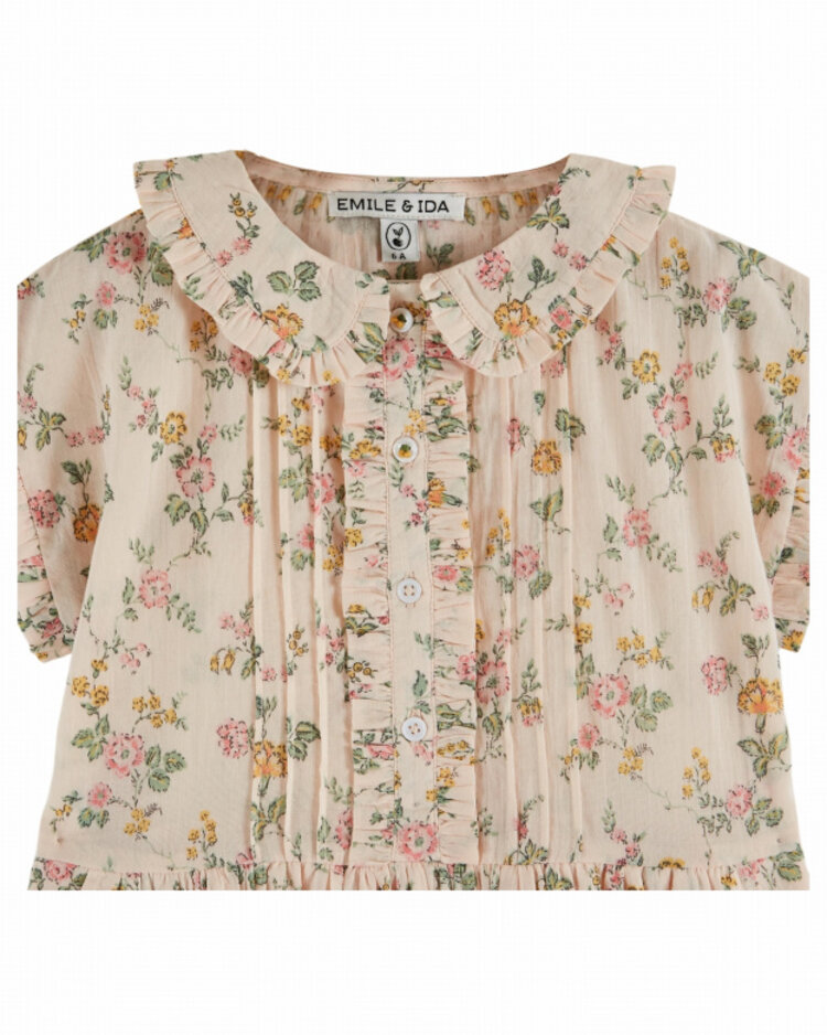 Emile et ida Robe Imprimee - Rosier