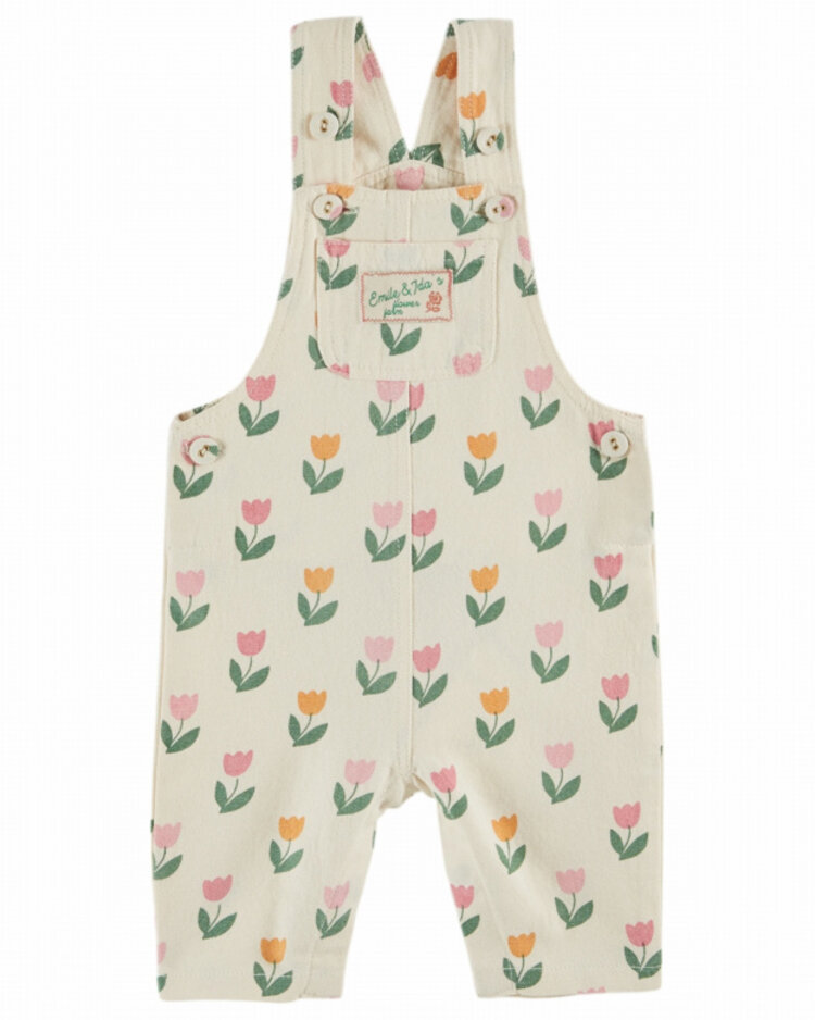 Emile et ida Salopette Bebe - Tulipe