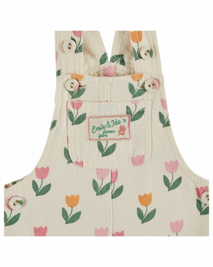 Emile et ida Salopette Bebe - Tulipe