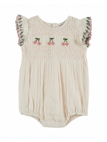 Emile et ida Combibloomer Brode Smocks Main - Creme