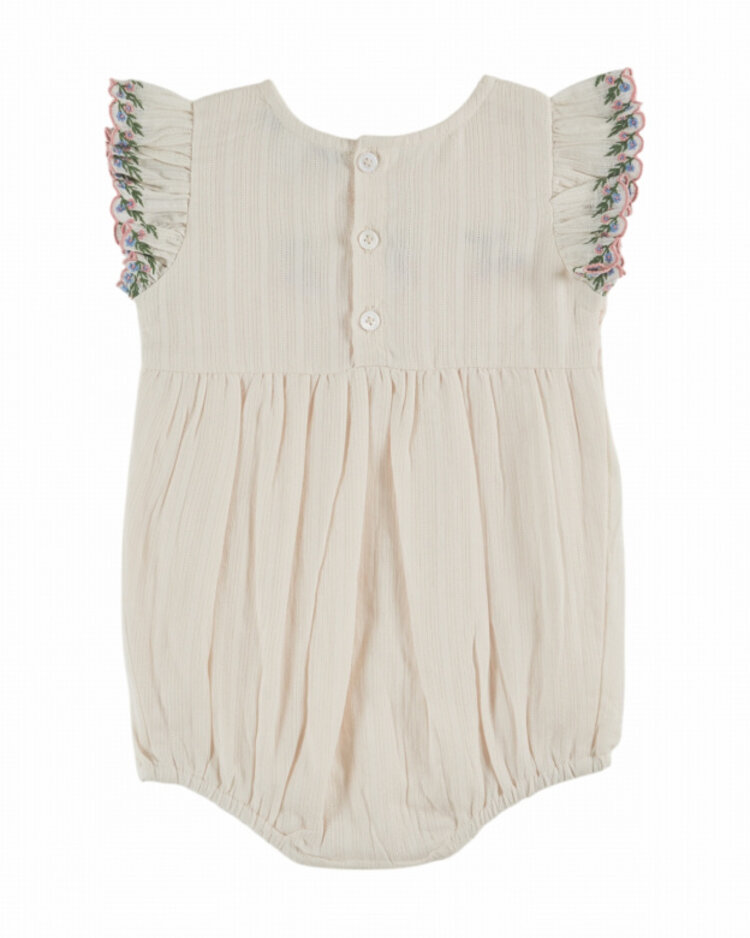 Emile et ida Combibloomer Brode Smocks Main - Creme