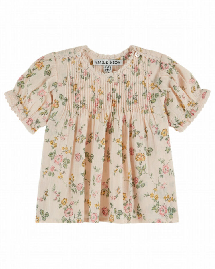 Emile et ida Blouse Imprimee - Rosier