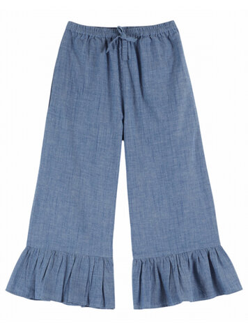 Emile et ida Pantalon Volant - Chambray