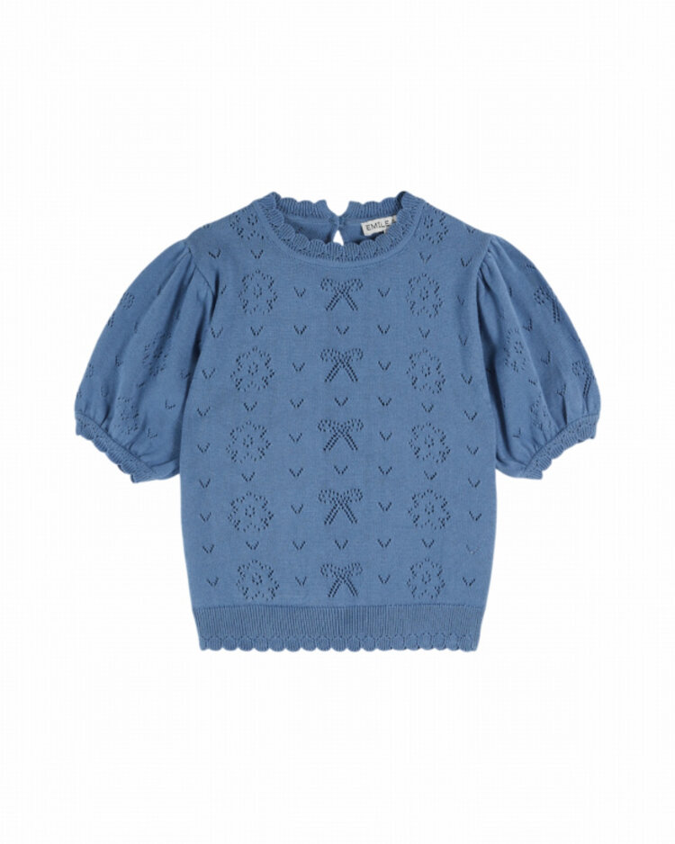 Emile et ida Pullover Ajoure - Nuage