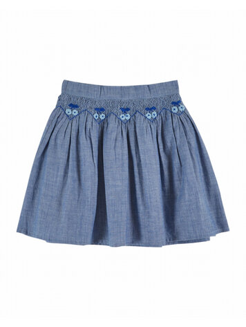 Emile et ida Jupe Brodee - Chambray