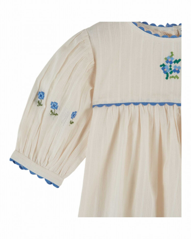 Emile et ida Blouse Brodee - Creme