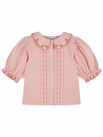 Emile et ida Blouse Brodee Vichy - Vivi