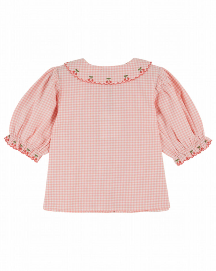 Emile et ida Blouse Brodee Vichy - Vivi
