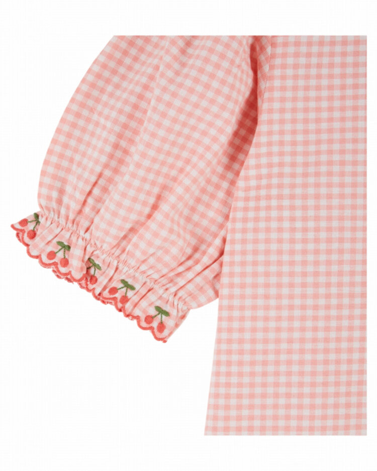 Emile et ida Blouse Brodee Vichy - Vivi