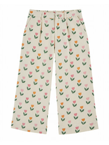 Emile et ida Pantalon Ample Imprime - Tulipe