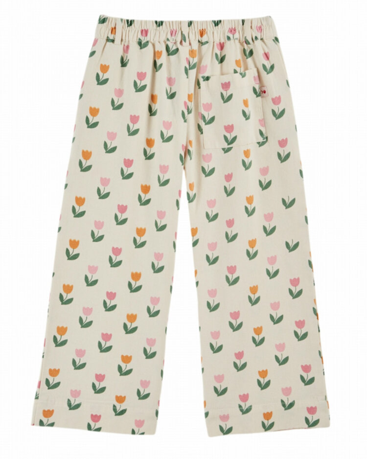 Emile et ida Pantalon Ample Imprime - Tulipe