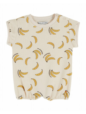Emile et ida Combibloomer imprime All Over - Banane Creme