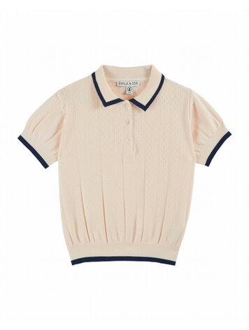 Emile et ida Polo Pointelle - Creme