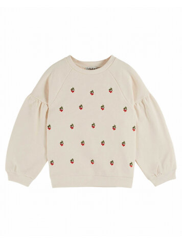 Emile et ida Sweat Brode - Creme