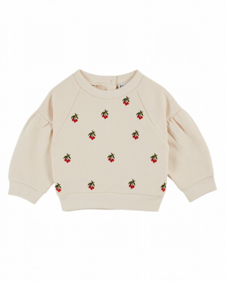 Emile et ida Sweat Brode - Creme