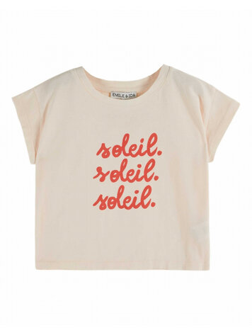 Emile et ida T-shirt Fete Des Meres - Creme