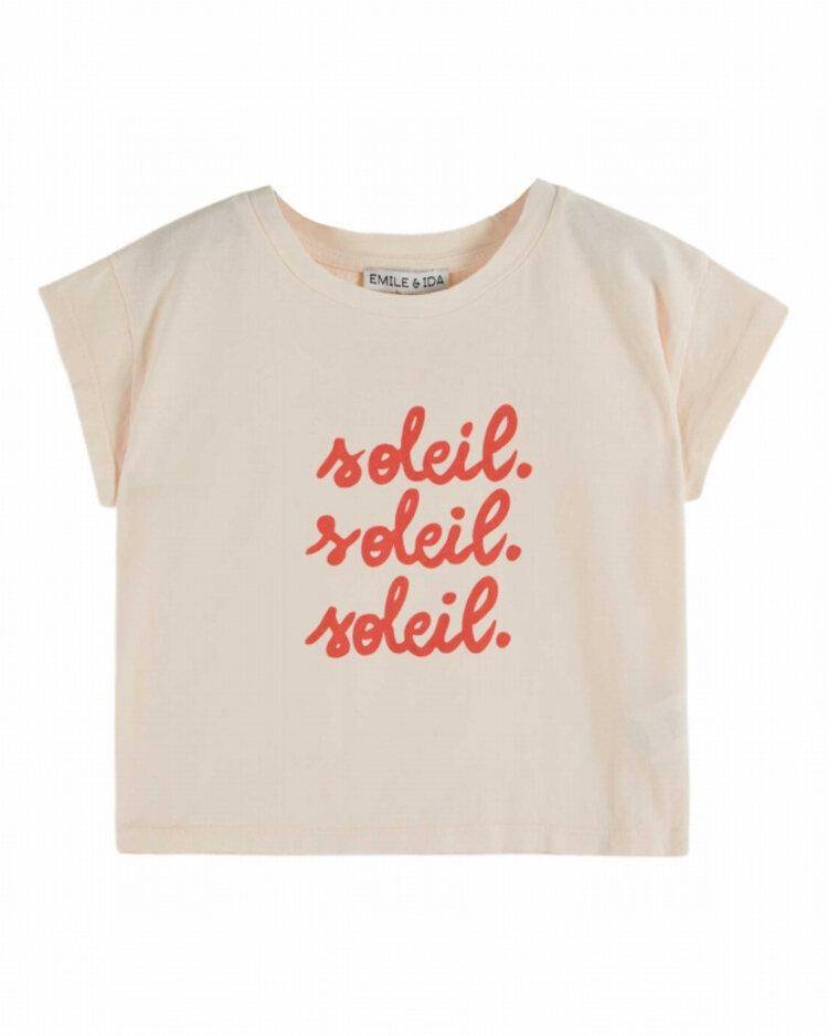 Emile et ida T-shirt Fete Des Meres - Creme