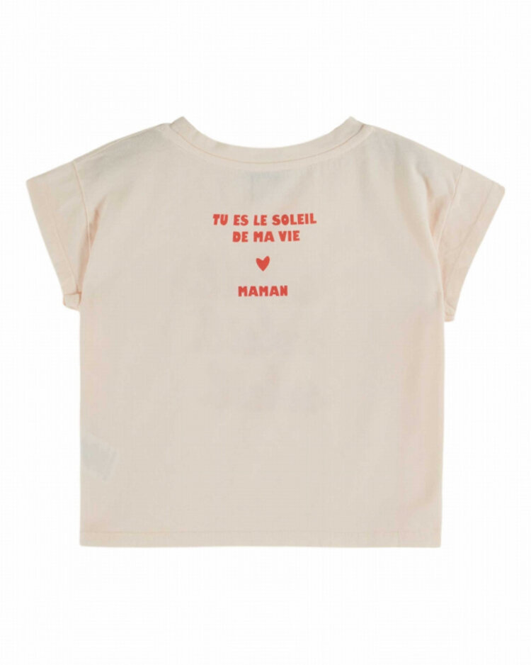 Emile et ida T-shirt Fete Des Meres - Creme