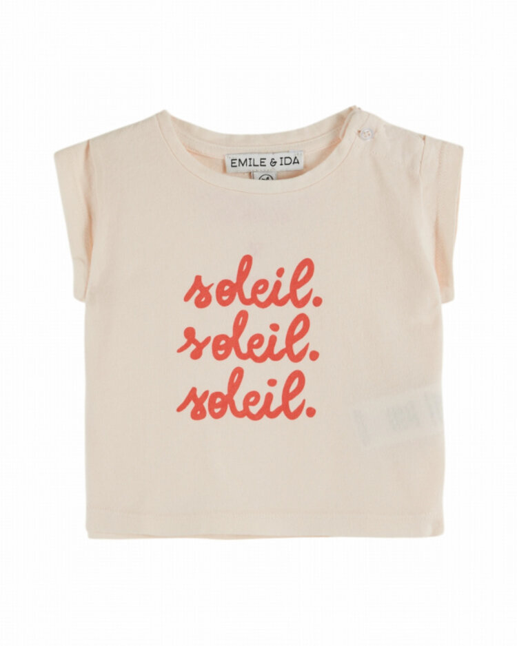 Emile et ida T-shirt Fete Des Meres - Creme