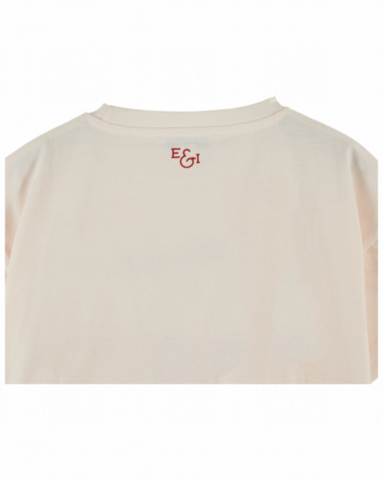 Emile et ida T-shirt Imprime Place Fruit - Creme