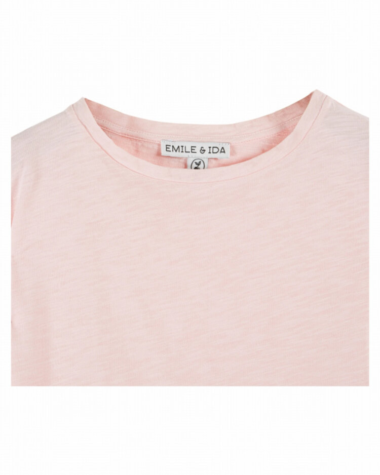 Emile et ida T-shirt Jersey Flamme - Macaron
