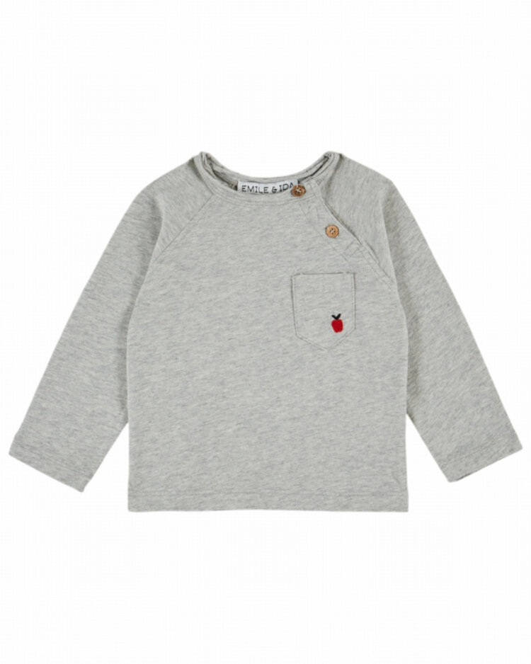 Emile et ida T-shirt ML - Gris Chine
