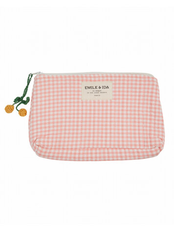 Emile et ida Trousse Maquillage - Vichy Rose