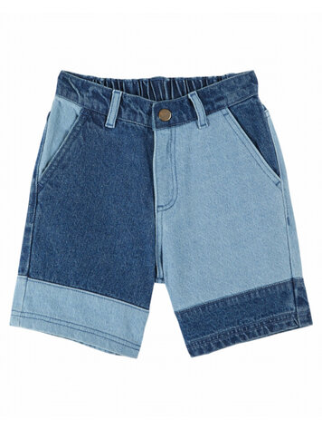 Emile et ida Short Denim Patch - Denim
