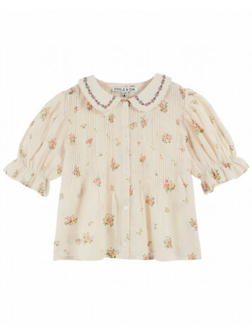 Emile et ida Blouse Imprimee Brodee - Althea
