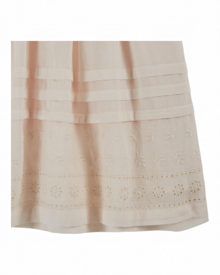 Emile et ida Robe Broderie Anglaise - Creme