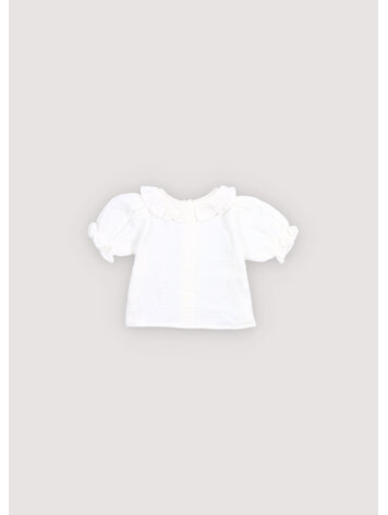 The New Society Campanilla Baby Blouse - Pure Cloud