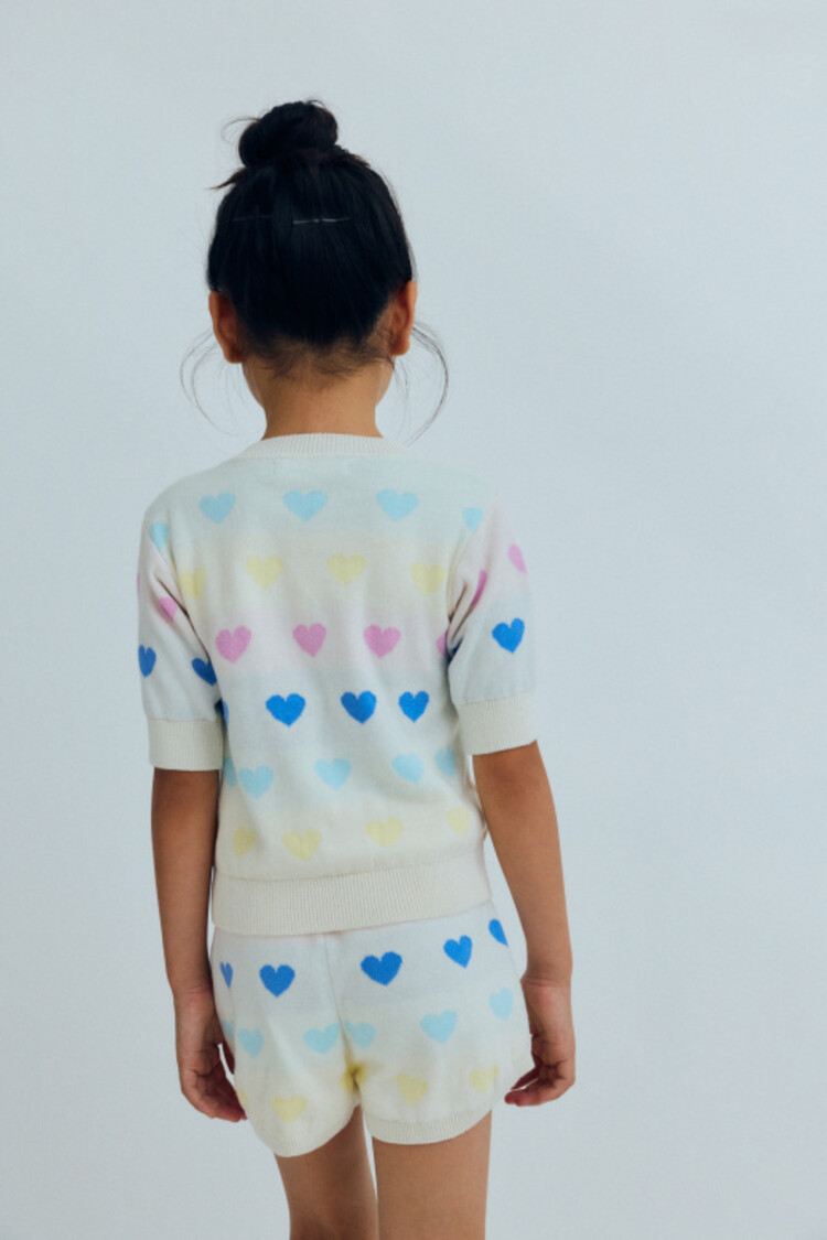 The New Society Pinpilin Short - Multicolor Hearts