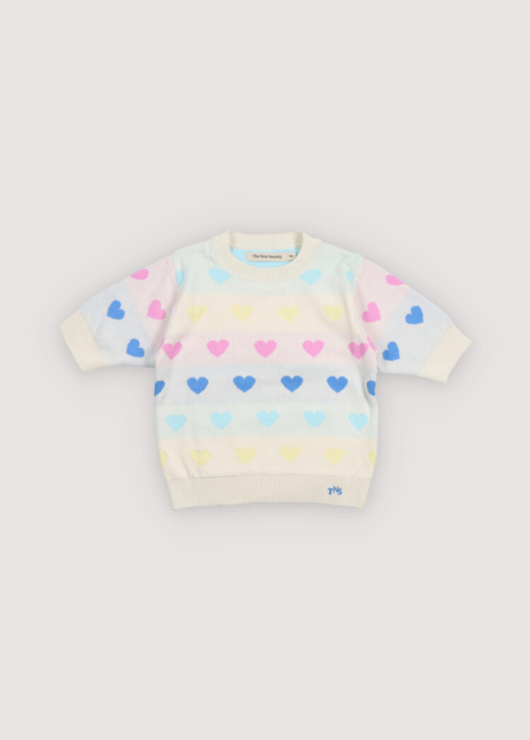 The New Society Pinpilin Jumper - Multicolor Hearts