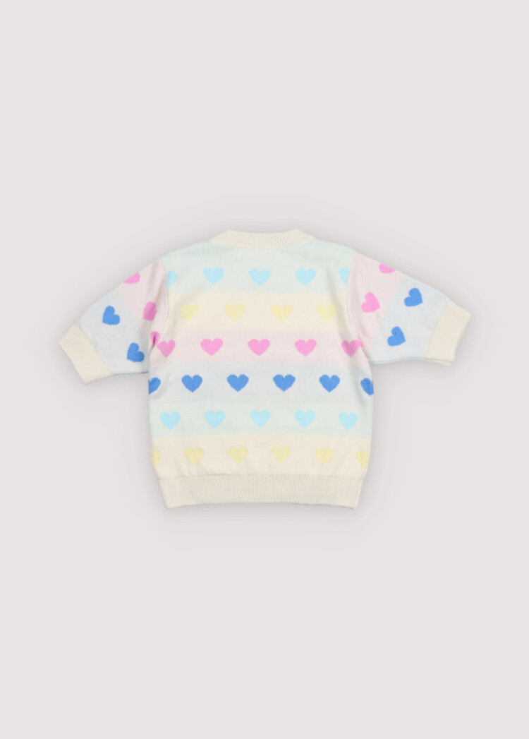The New Society Pinpilin Jumper - Multicolor Hearts