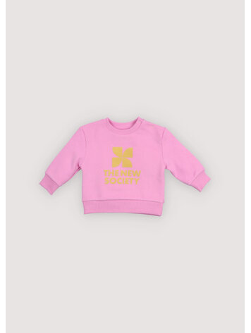 The New Society Tns Logo Baby Sweatshirt - Pink Lavander