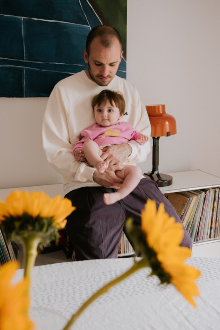 The New Society Tns Logo Baby Sweatshirt - Pink Lavander