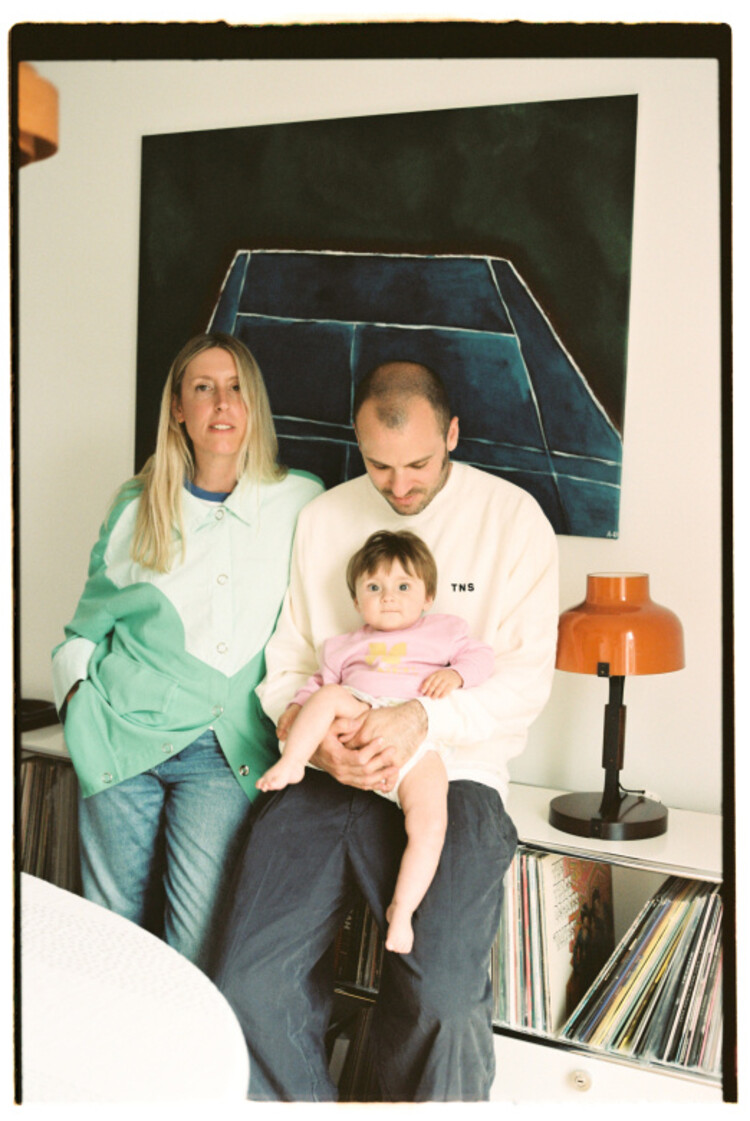 The New Society Tns Logo Baby Sweatshirt - Pink Lavander