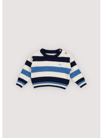 The New Society Celosia Baby Jumper - Summer Midnight Stripes