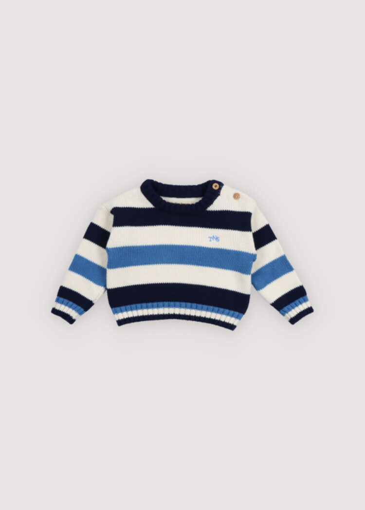 The New Society Celosia Baby Jumper - Summer Midnight Stripes