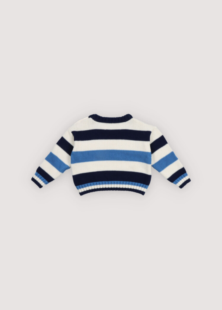 The New Society Celosia Baby Jumper - Summer Midnight Stripes