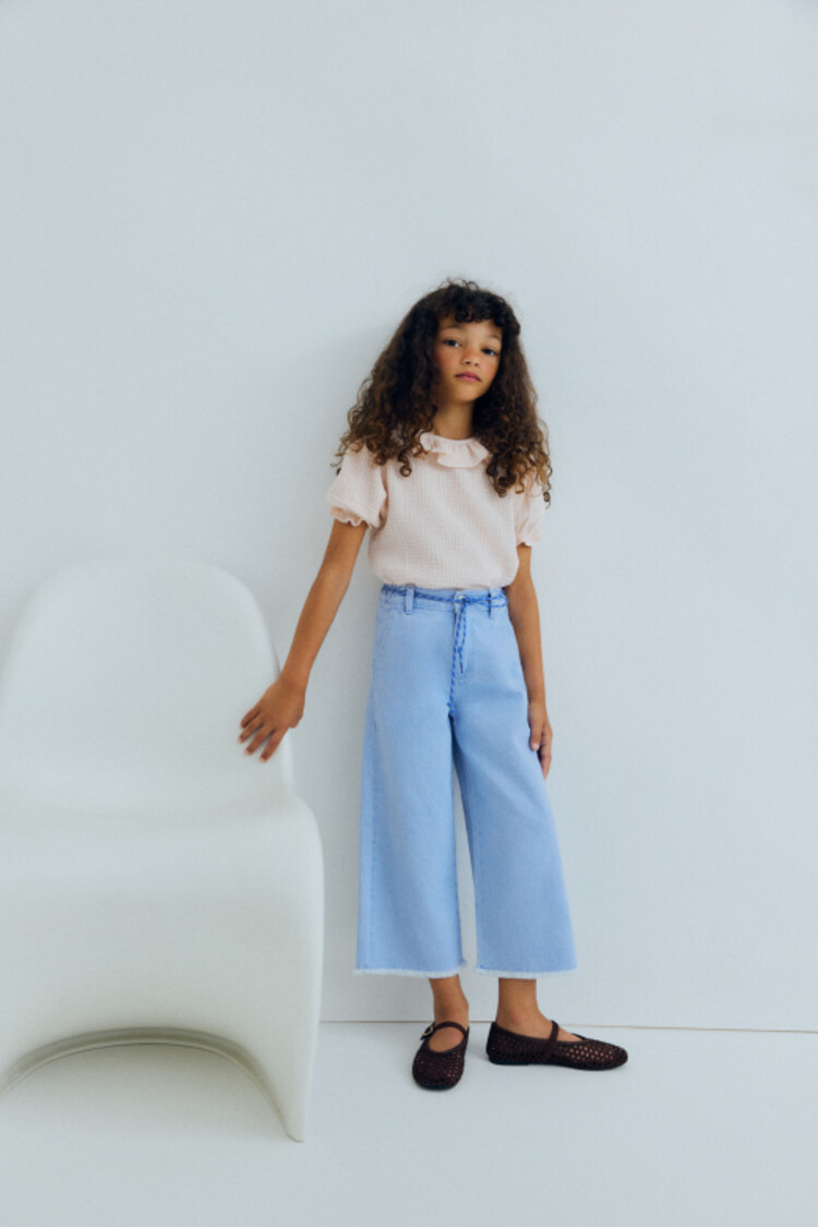 The New Society Campanilla Blouse - Petal Pink