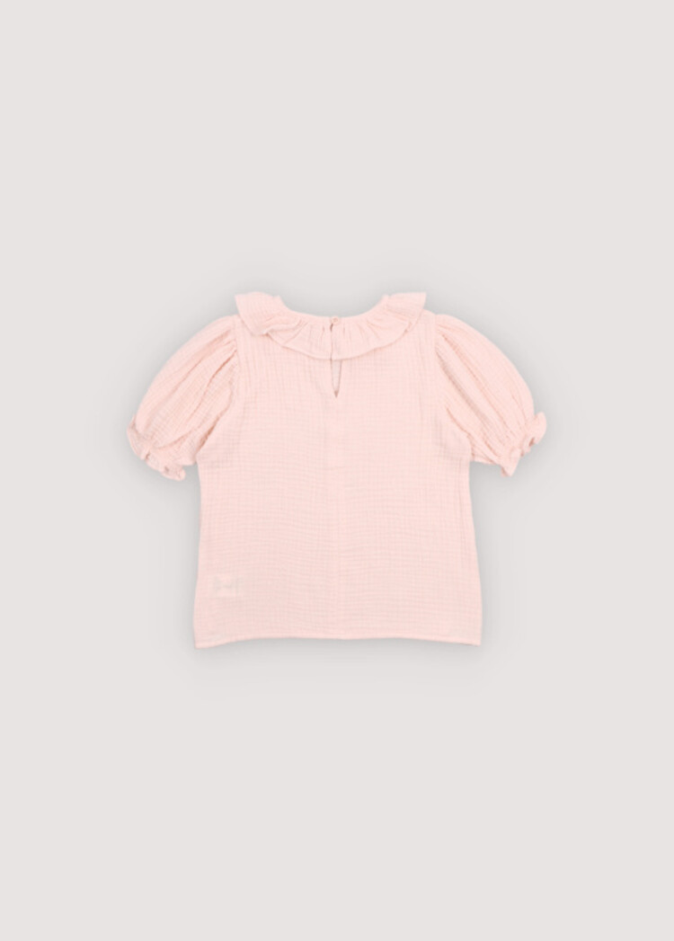The New Society Campanilla Blouse - Petal Pink