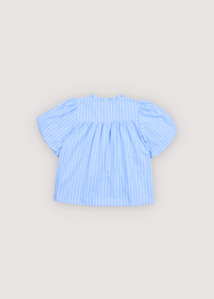 The New Society Ficus Blouse - Ficus Stripes
