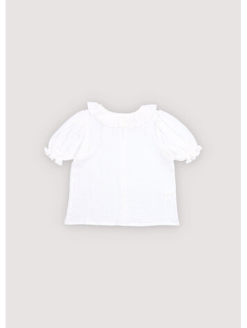 The New Society Campanilla Blouse - Pure Cloud